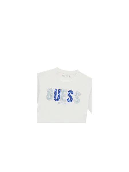 Guess Póló Relaxed Fit fehér