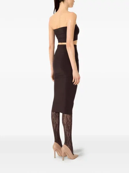 Fustă midi Wolford maro