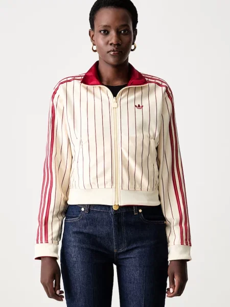 Adidas Originals obojstranná mikina dámska Firebird béžová