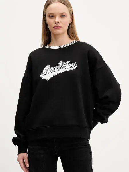 Кофта Guess Jeans з принтом чорний