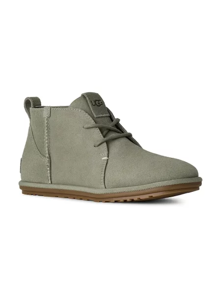 Замшевые классические ботинки Ugg на шнуровке