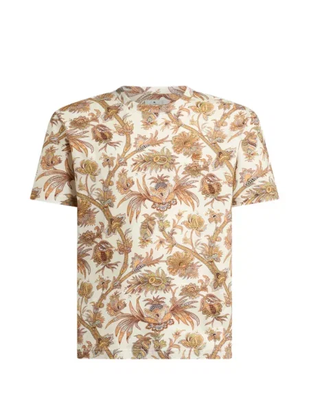 Tricou Etro cu model floral din jerseu