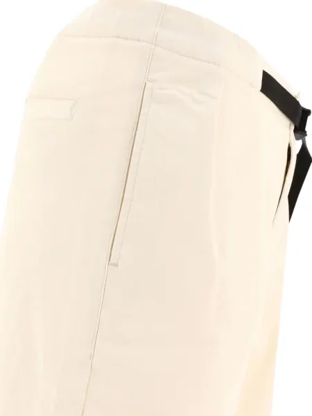Pantaloni Andblue plisate alb