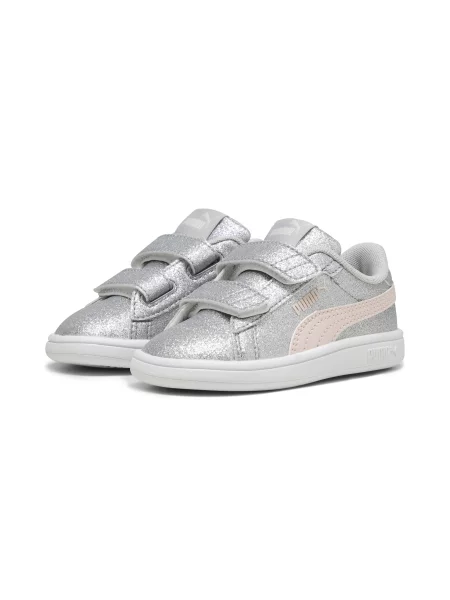 Sneakersy dla małych dzieci PUMA Smash Glitz Glam Buty 19 szary