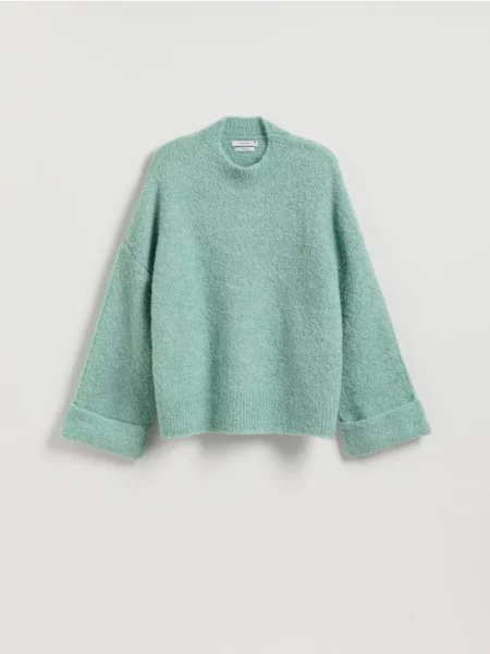 Reserved Джемпер з додаванням вовни світло-бірюзовий бірюзовий