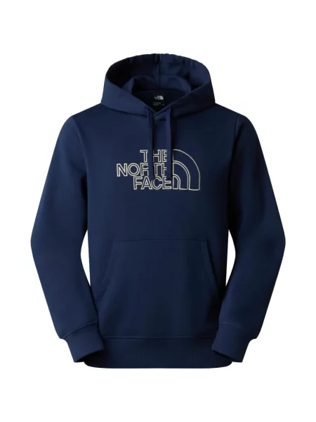 Hanorac cu glugă The North Face cu broderie albastru