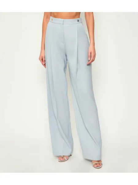 Elisabetta Franchi Nadrág | Relaxed fit gyapjú hozzáadásával kék