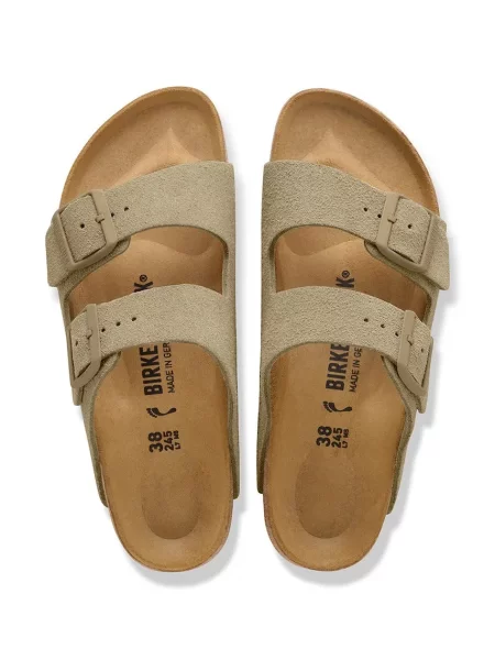 Замшевые шлепанцы Birkenstock