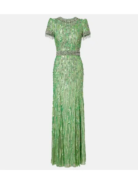 Rochie Jenny Packham verde