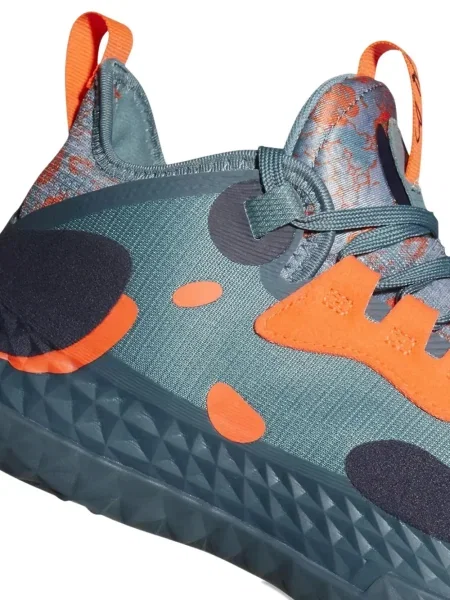 Бягане топ Adidas на цветя сиво