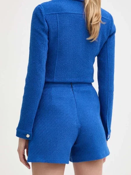 Kraťasy Morgan SHALA.F hladké high waist SHALA.F modré