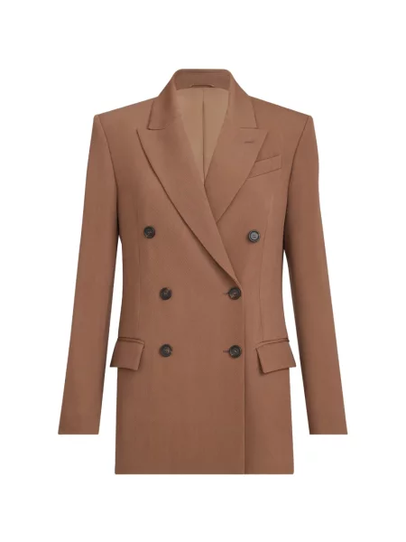 Sacou Brunello Cucinelli de lână maro