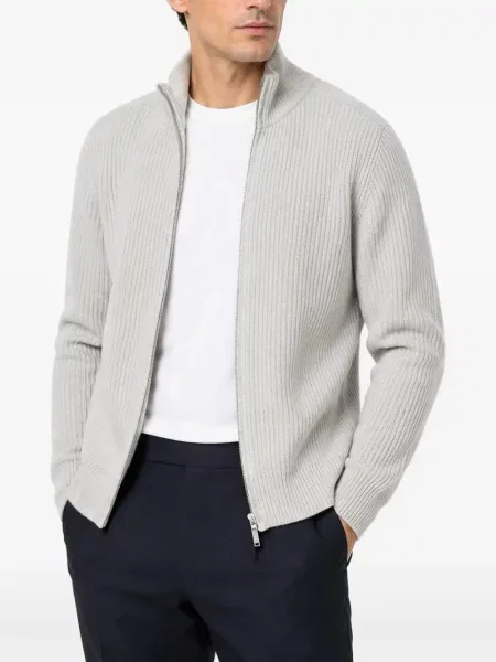 Cardigan Lardini tricotate gri