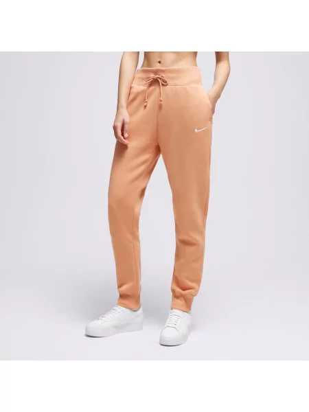 Nike Spodnie W Nsw Phnx Flc Hr brązowe