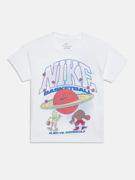 Nike Sportswear Tričko námornícka modrá / svetložltá / krvavo červená biela