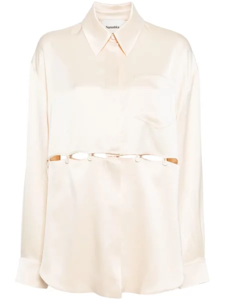 Satynowa bluzka Nanushka
