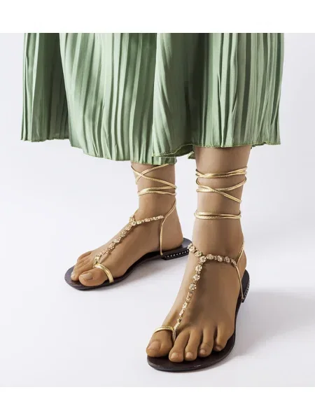 Zirkonové sandály Gemre černé