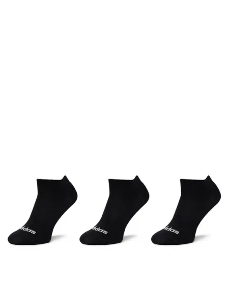 Adidas Set de 3 perechi de șosete joase unisex negru