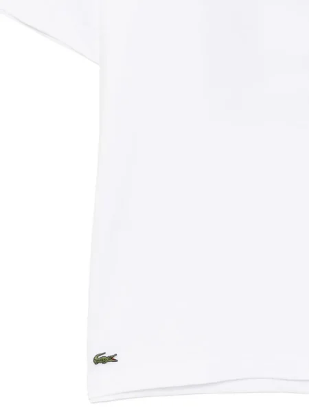 Tricou Lacoste cu imagine alb