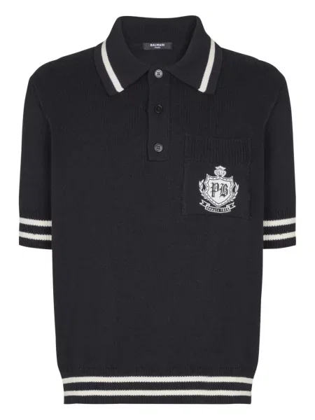 Polo Balmain tricotate negru