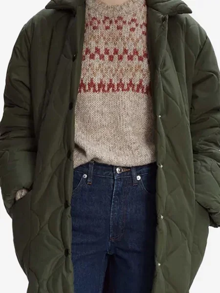 Куртка A.P.C. Manteau Sarah перехідна зелений