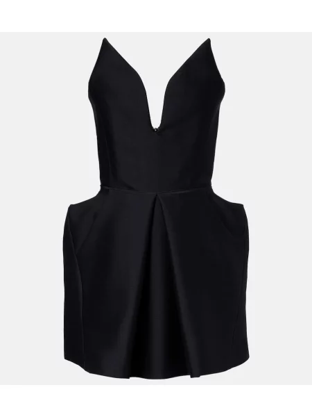 Sukienka Maticevski wełniana czarna