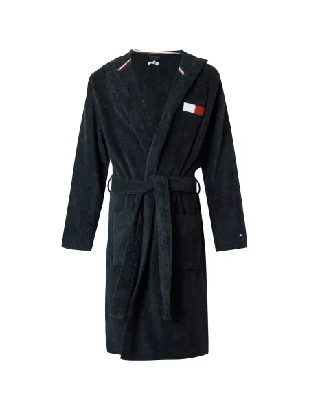 Tommy Hilfiger Underwear Halat de baie scurt Heritage bleumarin