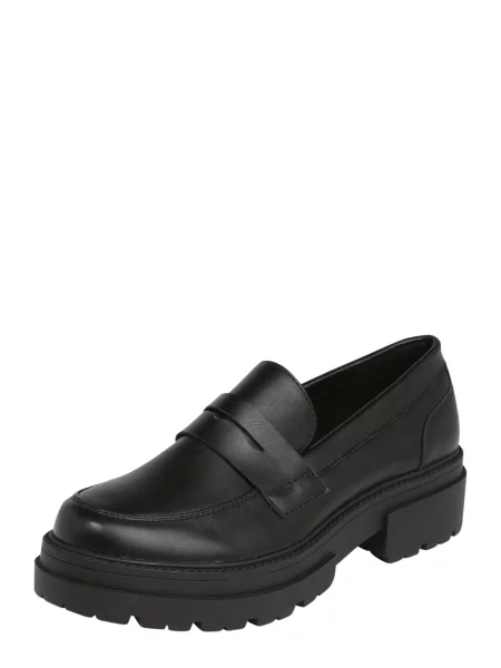 ABOUT YOU Papuci de casă Valerie Loafer' negru