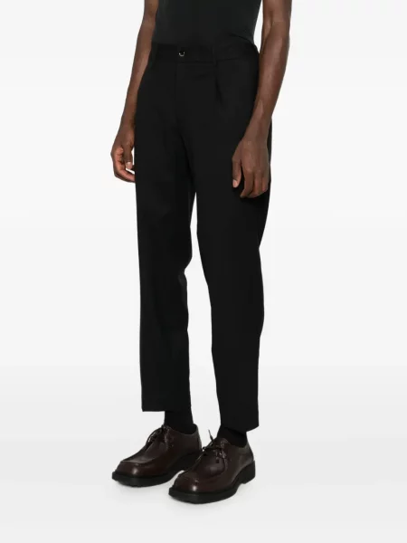 Pantaloni Dell'oglio plisate negru