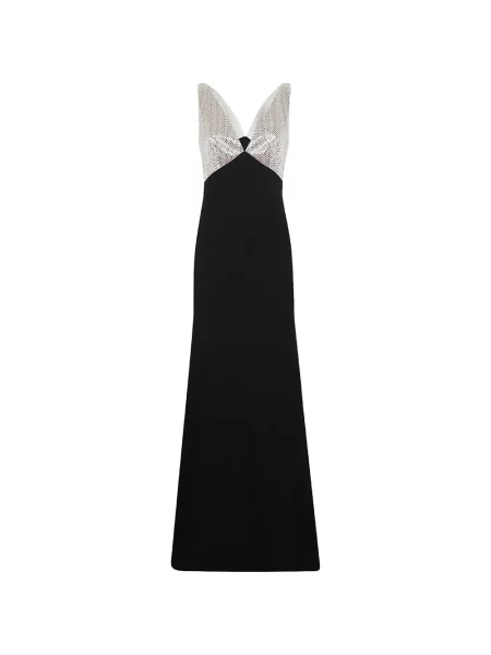 Rochie maxi Roland Mouret cu paiete negru