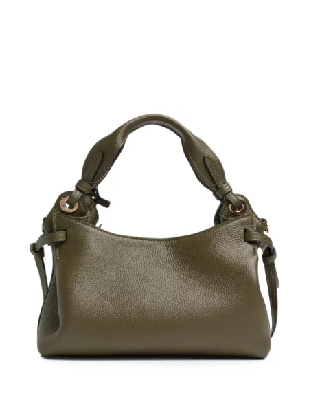 Geantă shopper Lancel din piele verde