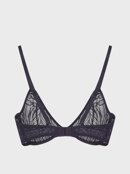 Без подкладки бюстгальтер Calvin Klein фиолетовый