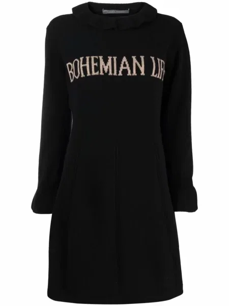 Rochie Alberta Ferretti tricotate de costum negru