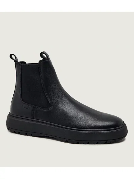 COPENHAGEN STUDIOS De piele ghete chelsea negru