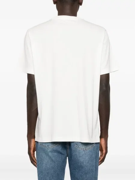 Tricou Maison Kitsune cu imagine alb