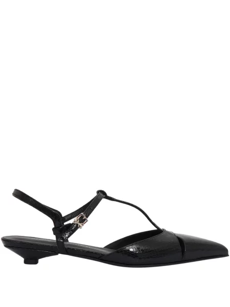 Pantofi cu toc Sergio Levantesi slingback negru