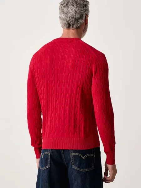 Tommy Hilfiger sweter czerwony