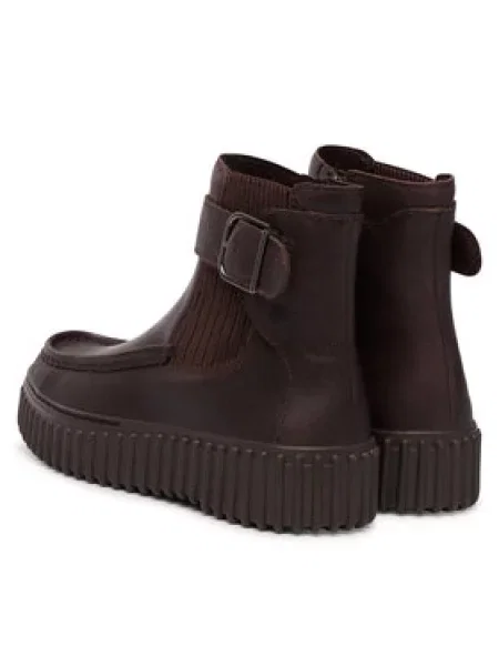 Polokozačky Clarks Torhill Buckle hnědá