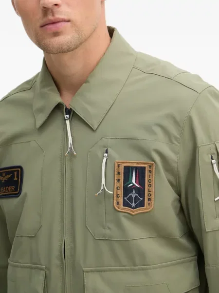 Яке Aeronautica Militare с автограф зелено
