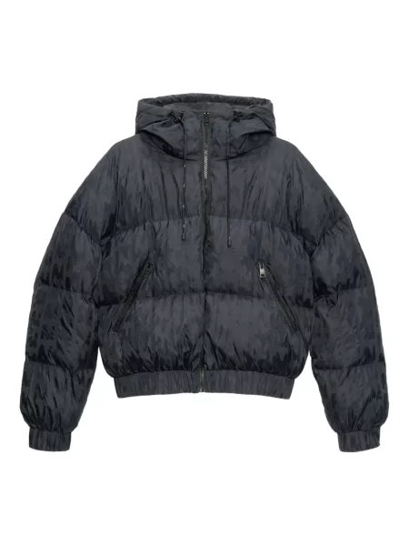 Geacă cu puf Msgm cu glugă negru