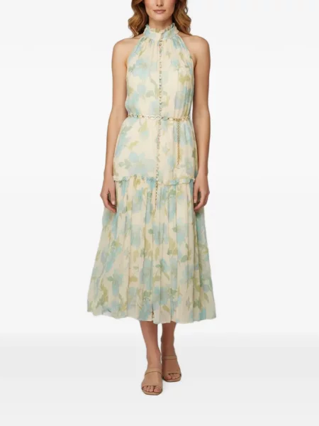 Rochie midi Zimmermann cu model floral cu imagine