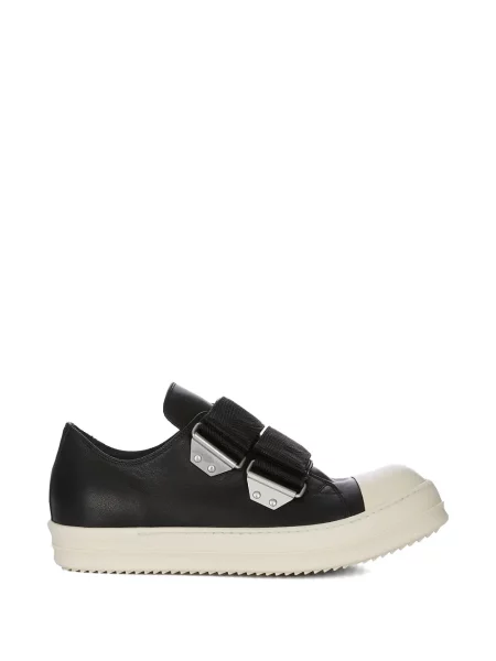 Sneakerși Rick Owens cu bretele negru