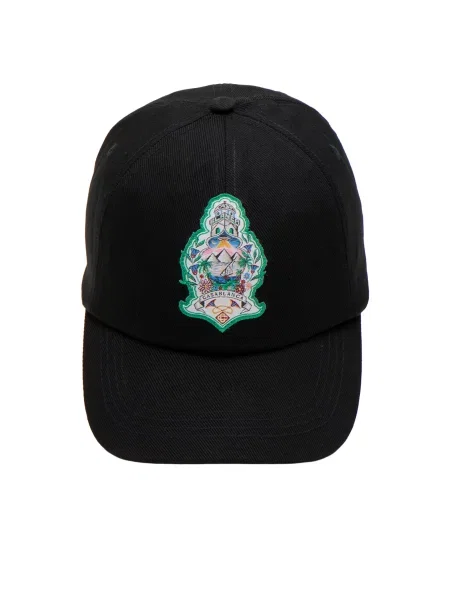 Czapka z daszkiem Casablanca czarna