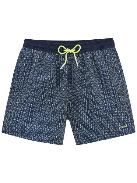 S.Oliver Șorturi de baie albastru marin alb