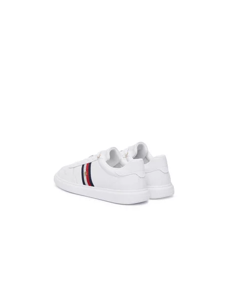 Laisvalaikio batai Tommy Hilfiger Icon Court Light Webbing balta