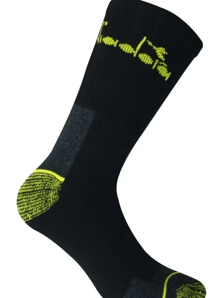 Diadora Sportzoknik neonzöld fekete
