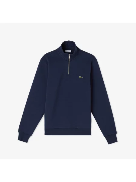 Lacoste Bluza Half Zip Classic Fit granatowa