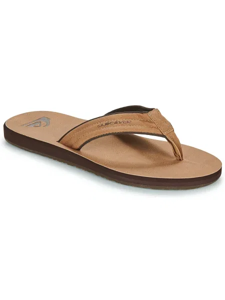 Sandale Quiksilver din nubuc maro