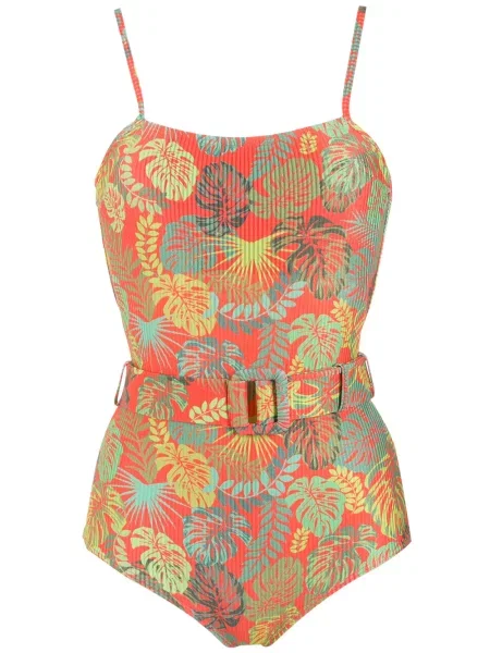 Costum de baie Amir Slama cu imagine roșu