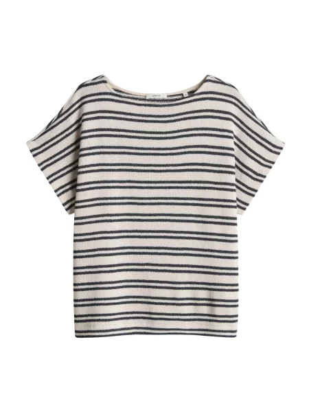 T-shirt z mieszanka model Sostal' Opus granatowa